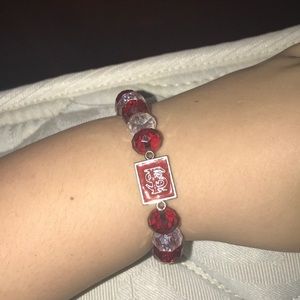 Seminole’s dual sided beaded bracelet
